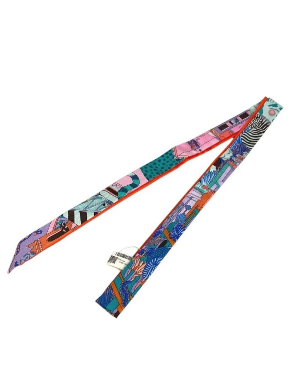Hermes Scarf Twilon Silk Multicolor
